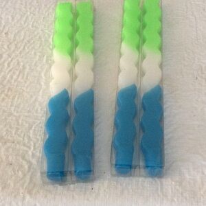 Colorful Spiral Candles 2 sets